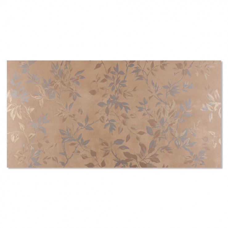 Klinker Delicate Orange Blomster Mat 60x120 cm-1